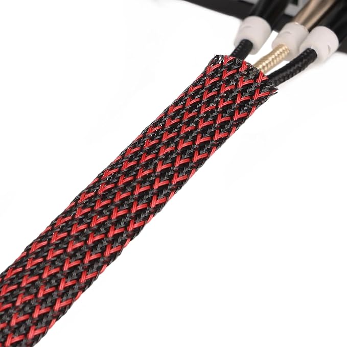 25ft PET Expandable Braided Cable Sleeve 1/3inch Pet Braided Cable Sleeve - Image 8