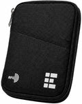 Zero Grid RFID Passport Holder & Travel Wallet, Zippered Wallet by ZeroGrid