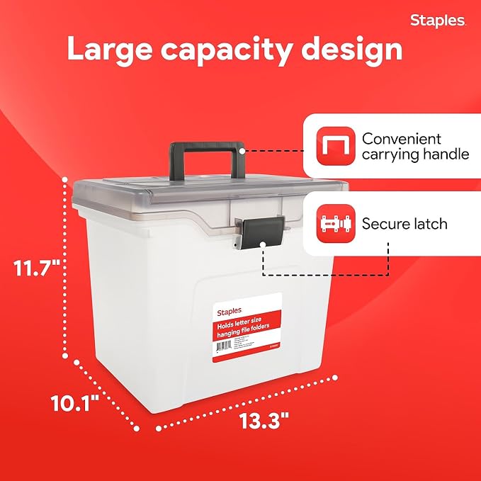 STAPLES File Box - Image 3