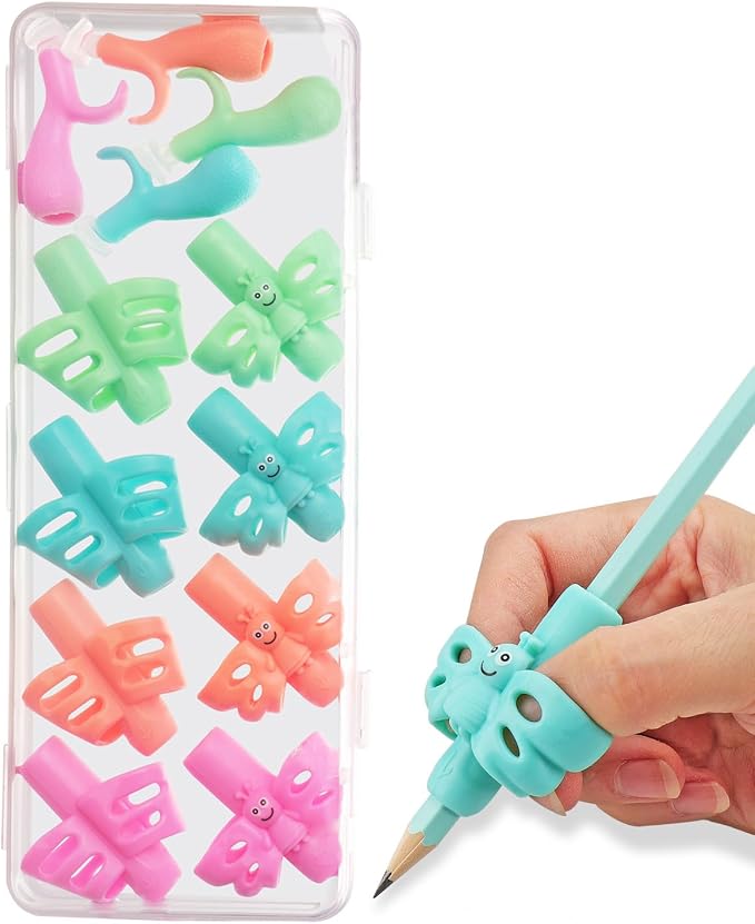 JuneLsy Pencil Grips for Kids Handwriting gripper Pencil Holder Posture by JuneLsy