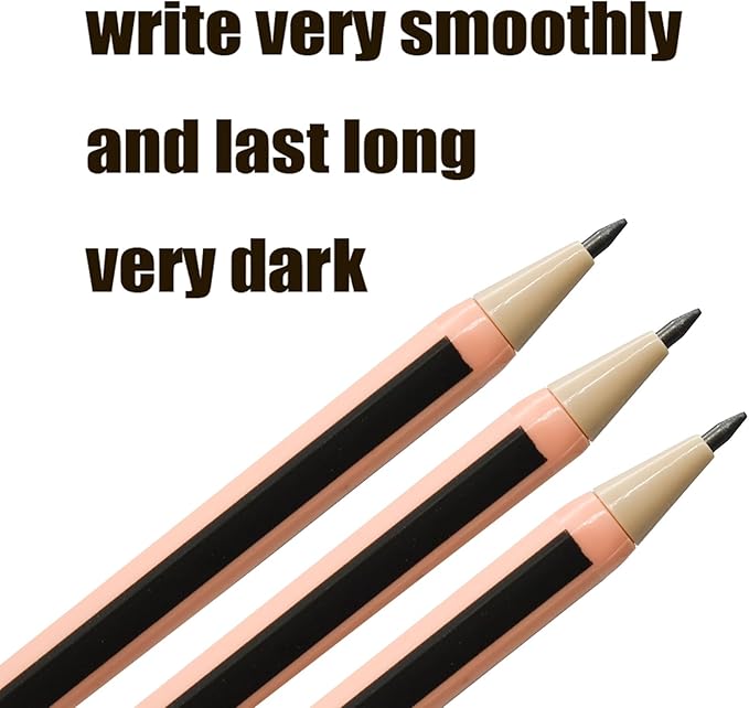 mechanical pencils 12-Pack Colorful Wood-Imitating Automatic Pencils 2.0mm - Image 3