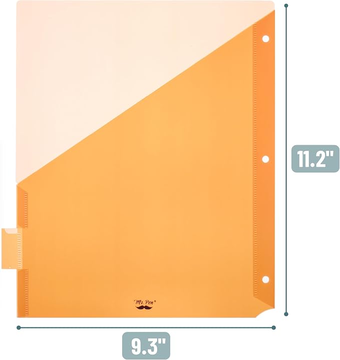 Mr. Pen- Binder Dividers with Pockets and Tabs, 48 Pack | Vintage Color - Image 4