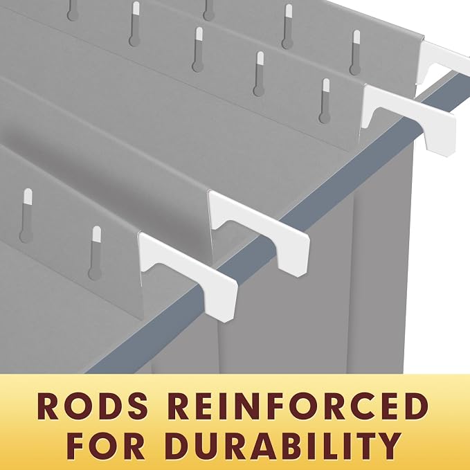 HERKKA Hanging File Folders, 60 Pack Reinforced Letter Size Hanging Folders - Image 4