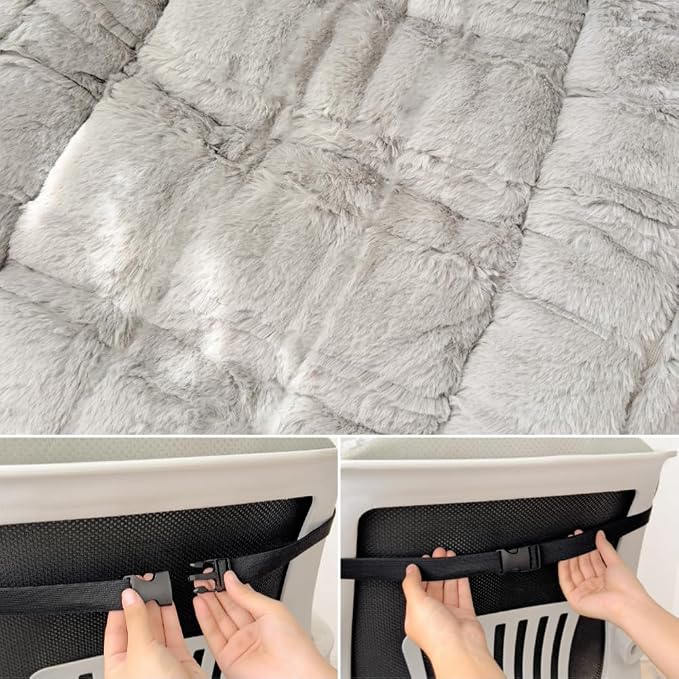 Office Seat Cushion with Back Support Plush Chair Pad - Image 2