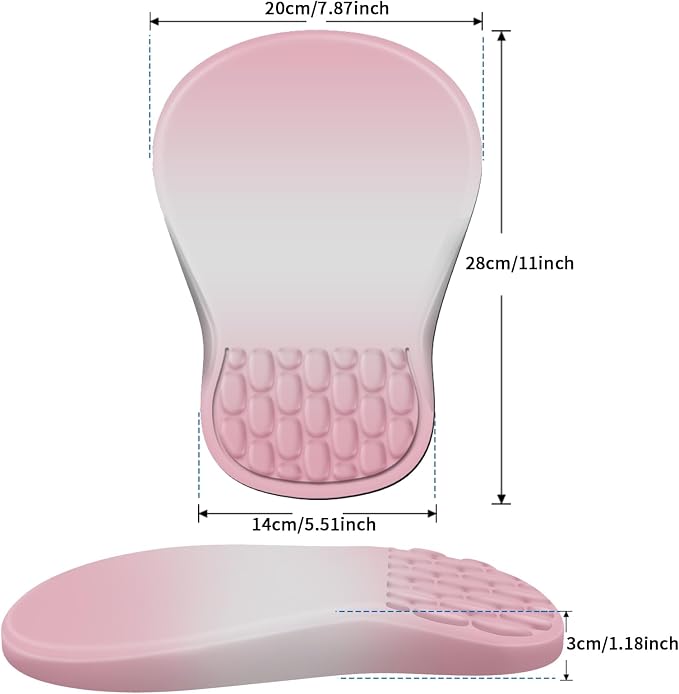 YIWEI Ergonomic Mouse Pad with Wrist Rest - Image 6