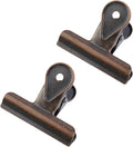 Xiaoyztan Mini Clips, 65mm Wide Red Bronze Bulldog Clips Paper Clip Binder Bull by Welcometoxiaoyztan