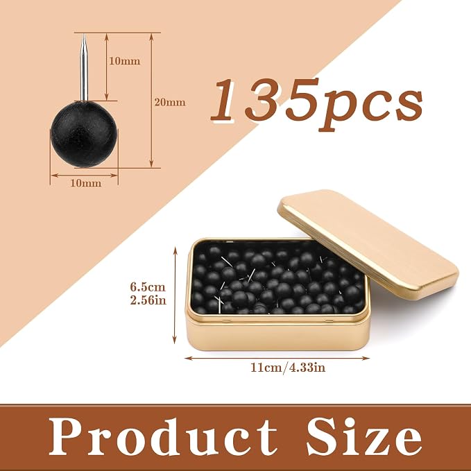 Thumb Tacks, Push Pins Decorative - Image 2