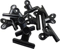 10 Pack Antique Black Bulldog Clips - 63mm Small Metal Paper Clips Clamps by Unknown