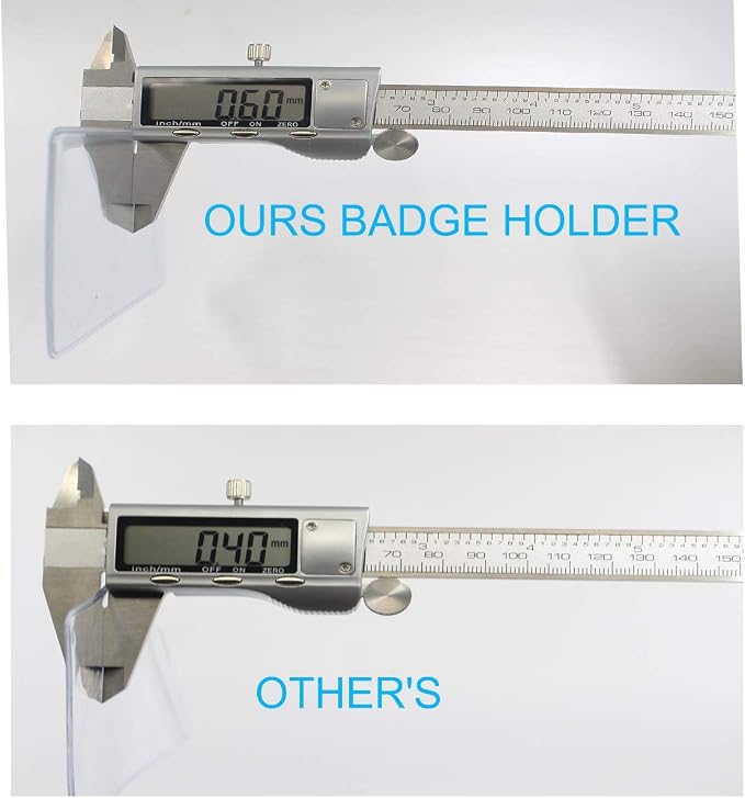 Vertical ID Badge Holders Sealable Waterproof Clear Plastic Holder, Fits - Image 5