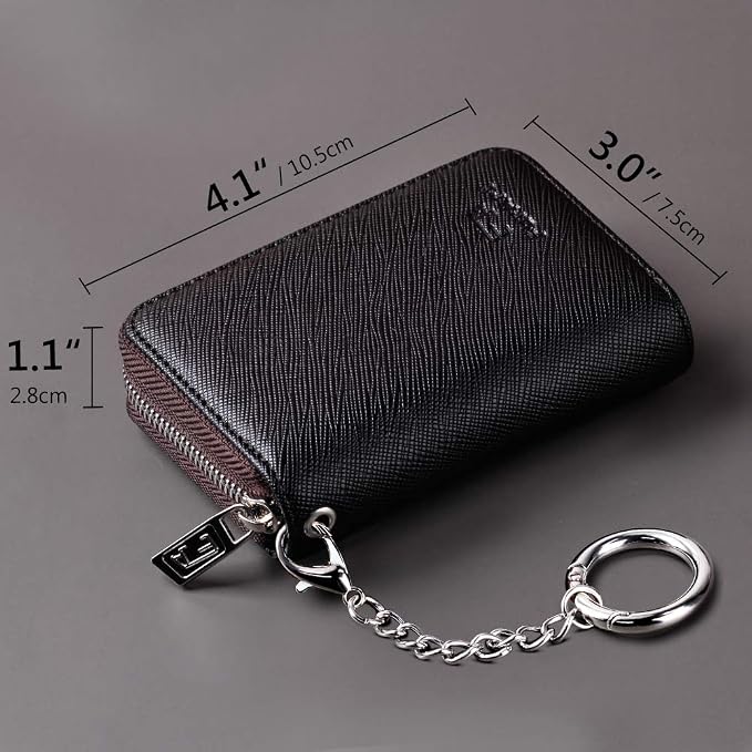 FurArt Zipper Wallet Women, RFID Blocking Credit Card Wallet, Business Card - Image 6