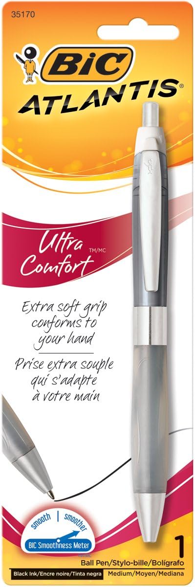 BIC Glide Ultra Comfort Retractable Ballpoint Pens, Medium Point, 1-Count Pack - Image 2