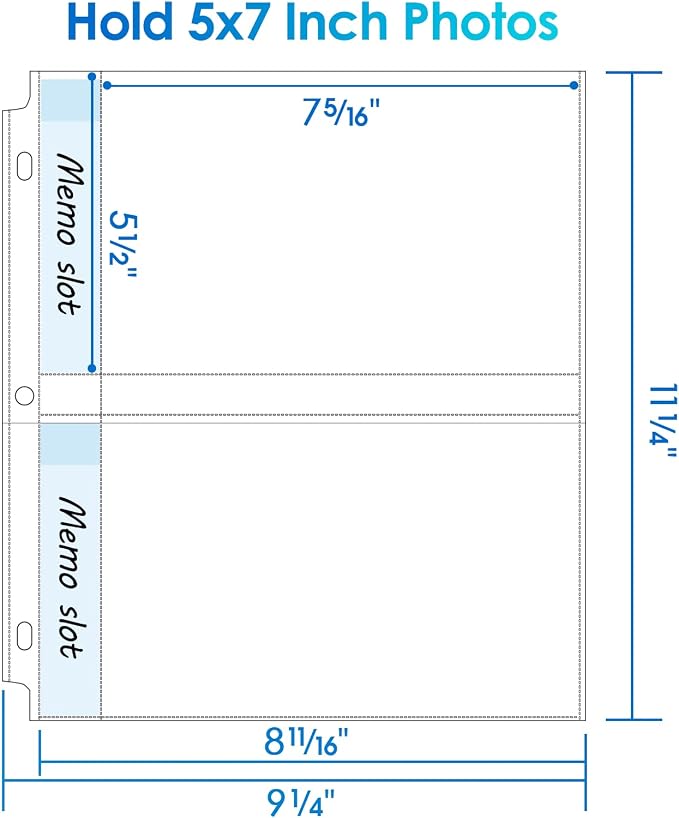 MaxGear 30 Pack 5x7 Photo Sleeves - Image 3