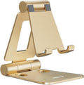 Nulaxy Dual Folding Cell Phone Stand, Fully Adjustable Foldable Desktop Phone by Nulaxy