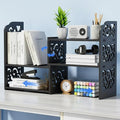 YGYQZ Desk Shelves Desktop Orgnizer Shelf-Black Office Organization by YGYQZ