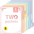 Epakh 6 Pcs Binder Dividers for 3 Rings Binders Index Dividers by Epakh