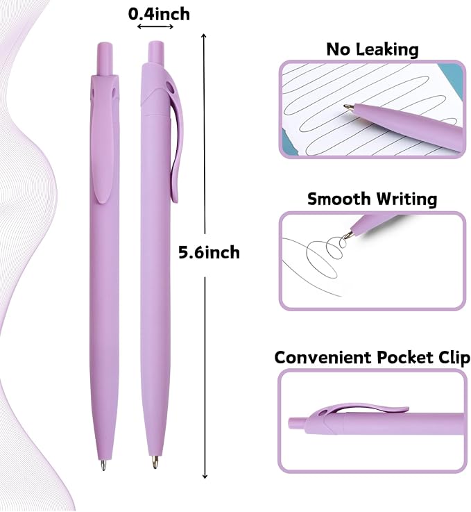 BallPoint Pens, 50 Pack, Bulk Pens, Click Pens - Image 3