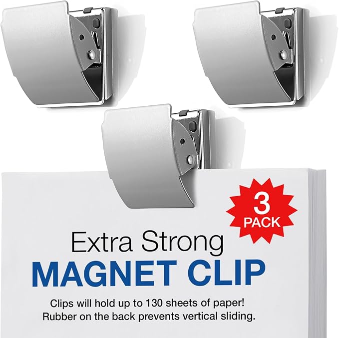 Extra Strong Magnetic Binder Clips, and Home Use by Plus