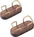 muso wood Business Card Holder for Desk, Wooden Creative Business Card Display by Musowood