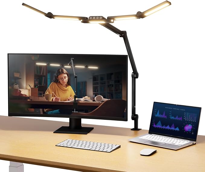 NEEWER Basics 32.5" Clip On Desktop LED Light by Neewer
