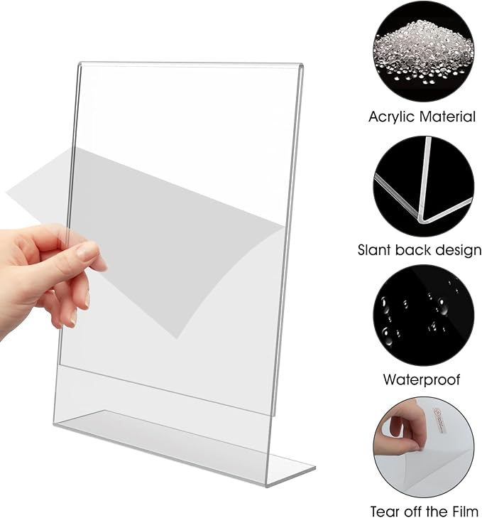 Acrylic Sign Stand Holders - Image 4