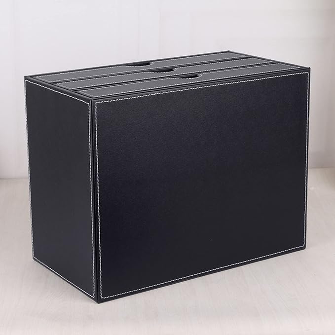 High-end PU Leather Desk Organizer File Cabinet Executive Office Supplies - Image 7