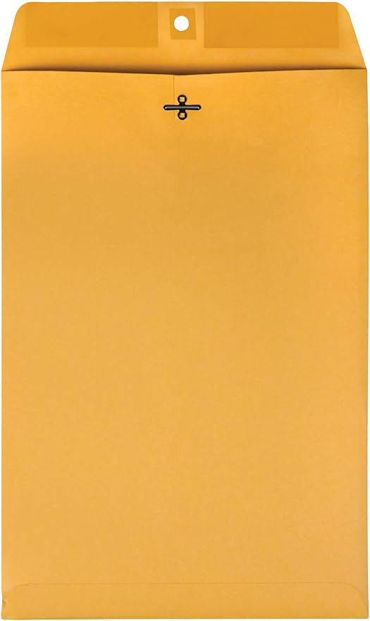 Quality Park Clasp Envelopes, 10 x 15 inches, Box of 100 - Image 2