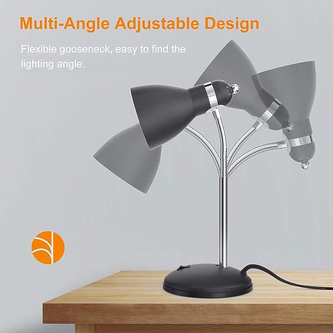 LEPOWER Metal Desk Lamp, Eye-Caring Table Lamp, Study Lamps - Image 6