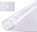 VEVOR Plastic Table Cover, 42 x 42 Inch 2.0 mm Thick Clear Round PVC Desk Mat by VEVOR