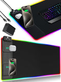 XXL Mouse Pad with Phone Holder by miroddi