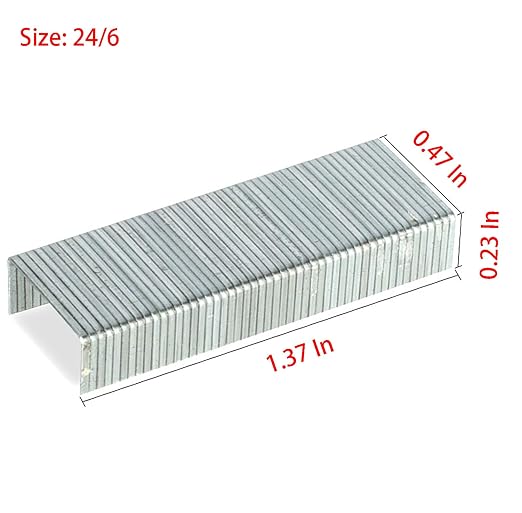 10000 Pcs 12# Mini Staples, 0.47 Inch x 0.23 Inch 24/6 Stainless Steel Staples - Image 2