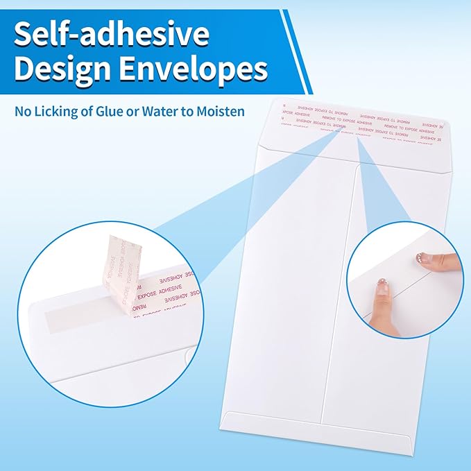 20 Pack Catalog Envelopes Self Seal, 9 x 12 Inches Catalog Mailing Envelopes - Image 3