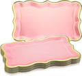 Havawish 24 Pcs 9" x 13" Rose Gold Disposable Paper Serving Trays by Havawish