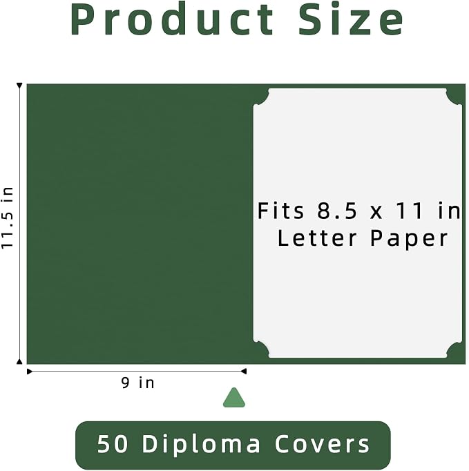 HAUTOCO 50 Pack Certificate Holders, Graduation - Image 2