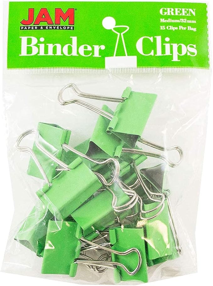 JAM PAPER Colorful Binder Clips - Image 6