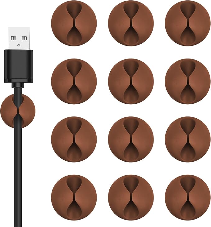 Flezoo Cord Holder Cable Clips, Office or Mouse by Flezoo