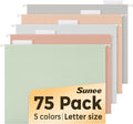 SUNEE Hanging File Folders, Pastel Colors by SUNEE