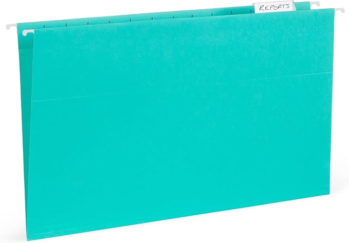 25 Blue Summit Supplies Legal Size Hanging File Folders - Image 8