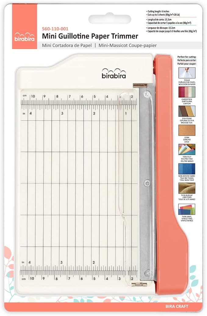 Bira Craft Guillotine Paper Trimmer, Guillotine Paper Cutter, 6 inch Cut Length - Image 4