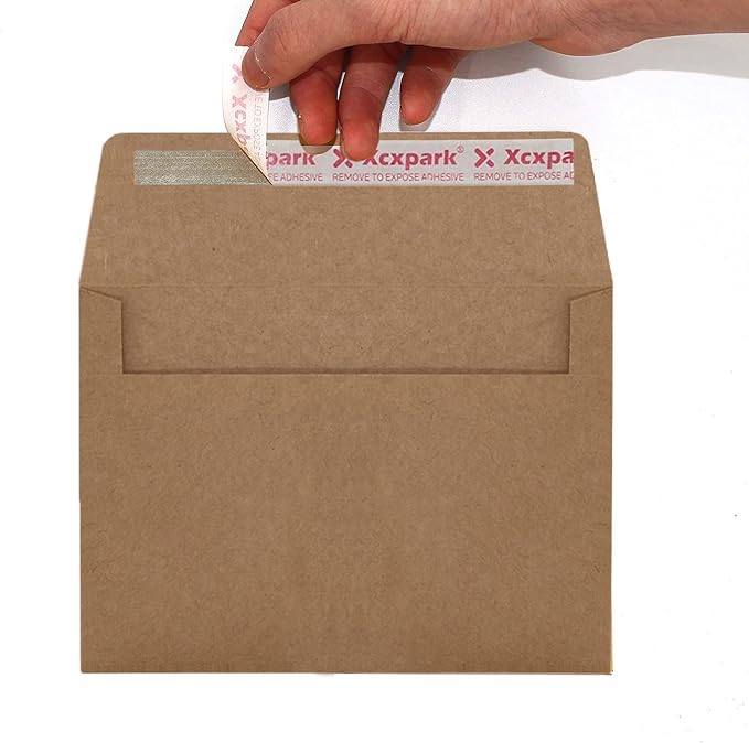 Xxcxpark 100 Qty Printable A6 Invitation Envelopes 4.75x6.5 inches Cards - Image 4