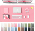 YSAGi Leather Desk Pad Protector, Office Desk Mat, Large Mouse Pad, Non-Slip PU by YSAGi