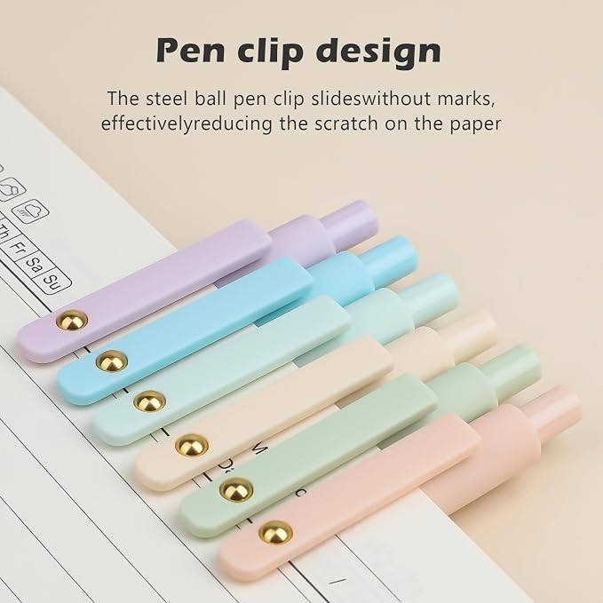 Ddaowanx Gel Pens, 0.7mm Quick Dry Black Ink, Fine Point Smooth Writing Pen - Image 4