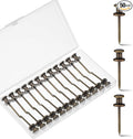 Watersay 50 Pcs Double Headed Picture Hanging Nails Long Push Pins by Unknown
