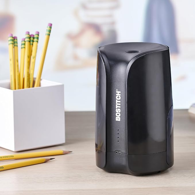 Bostitch Portable Rechargeable Battery Vertical Pencil Sharpener Helical Blade - Image 8