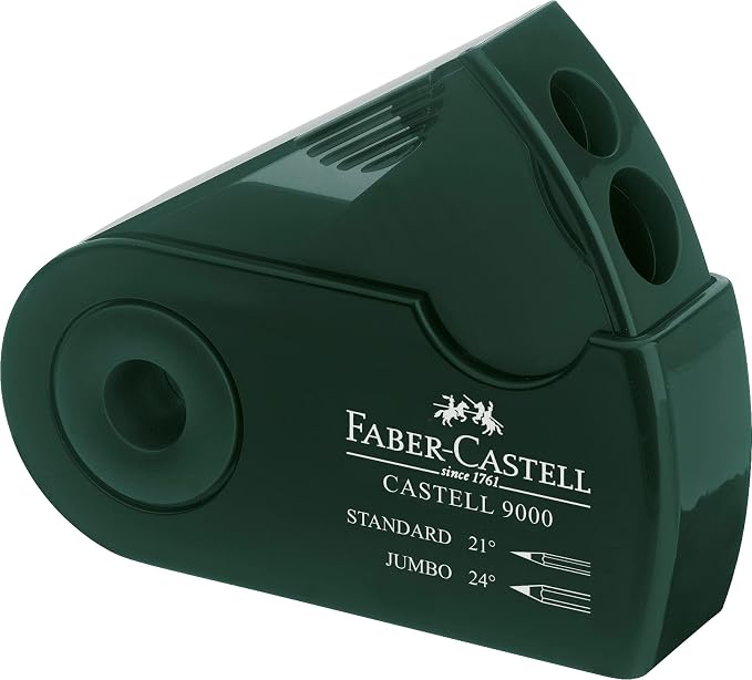 Faber-Castell F582800 Double Hole Sharpener Green - Image 2