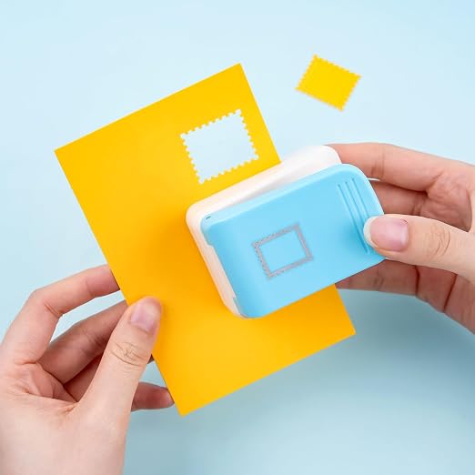 Stamp Puncher, Stamp Shaped Hole Punch, 1.1x0.9inch Rectangle Postage Stamps - Image 5