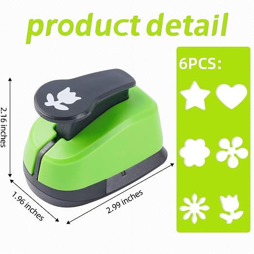 Flower Hole Punches, Star Hole Punch, Heart Punch, Flower Punches, Flowers - Image 4