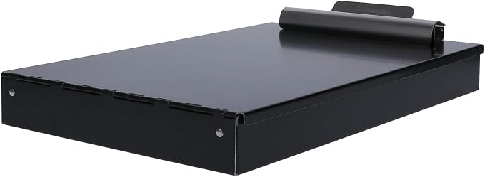 Saunders Black Dual Layer Metal Clipboard Folio - Image 4