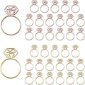 OWLFAVO 36pcs Diamond Ring Shape Paper Clips by OWLFAVO