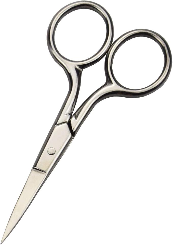 Professional Grooming Scissors for Personal Care Facial Hair Removal and Ear by Motanar