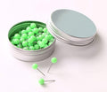Tupalizy 100PCS 1/4 Inch Small Round Head Map Tacks Pins by Tupalizy